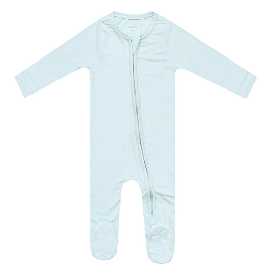 Zip-Up Footie Pajama - Air