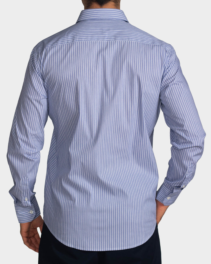 Camisa de vestir manga larga para hombre