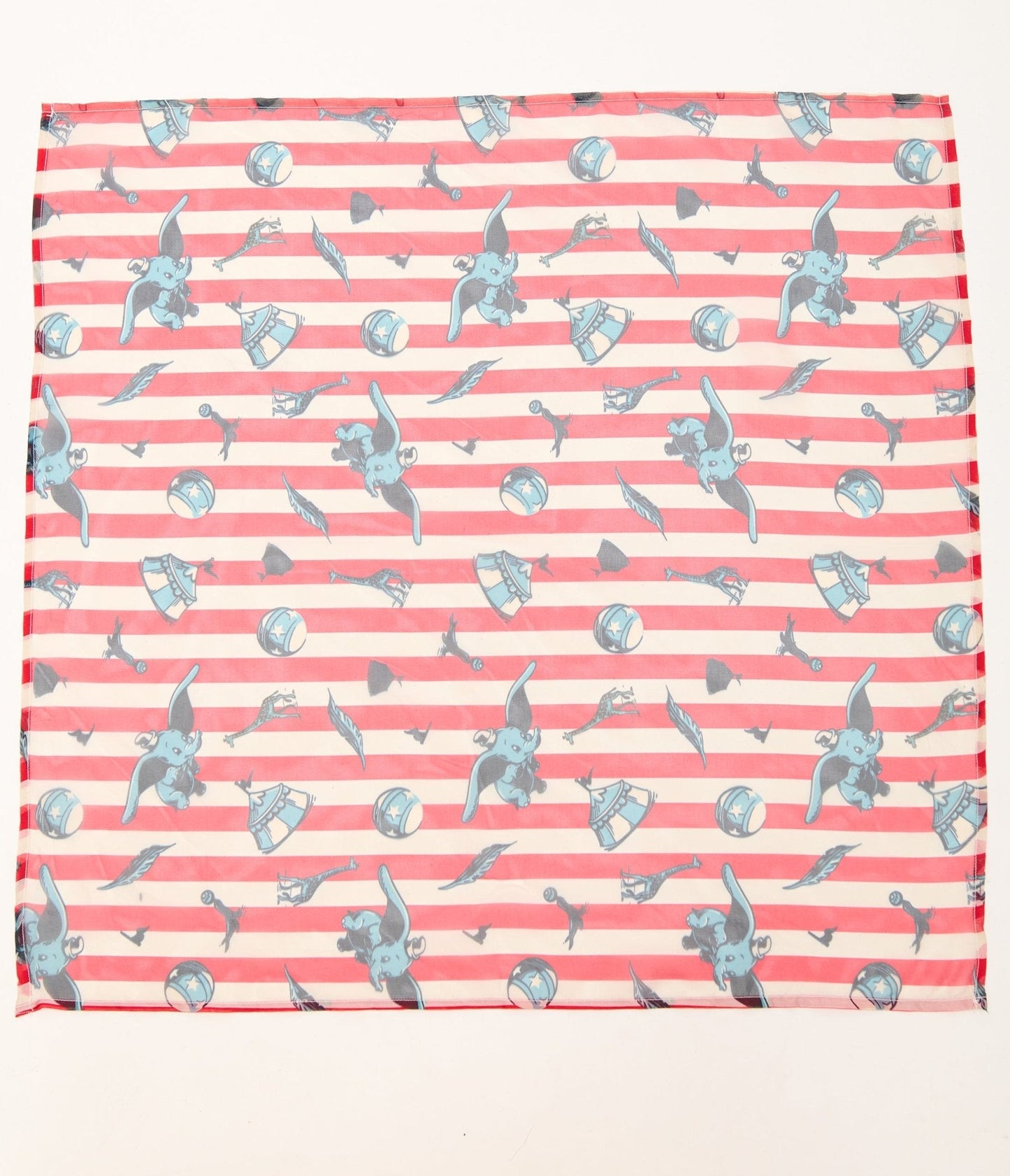 Disney Dumbo Collection by Unique Vintage Dumbo Red Stripes Hair Scarf