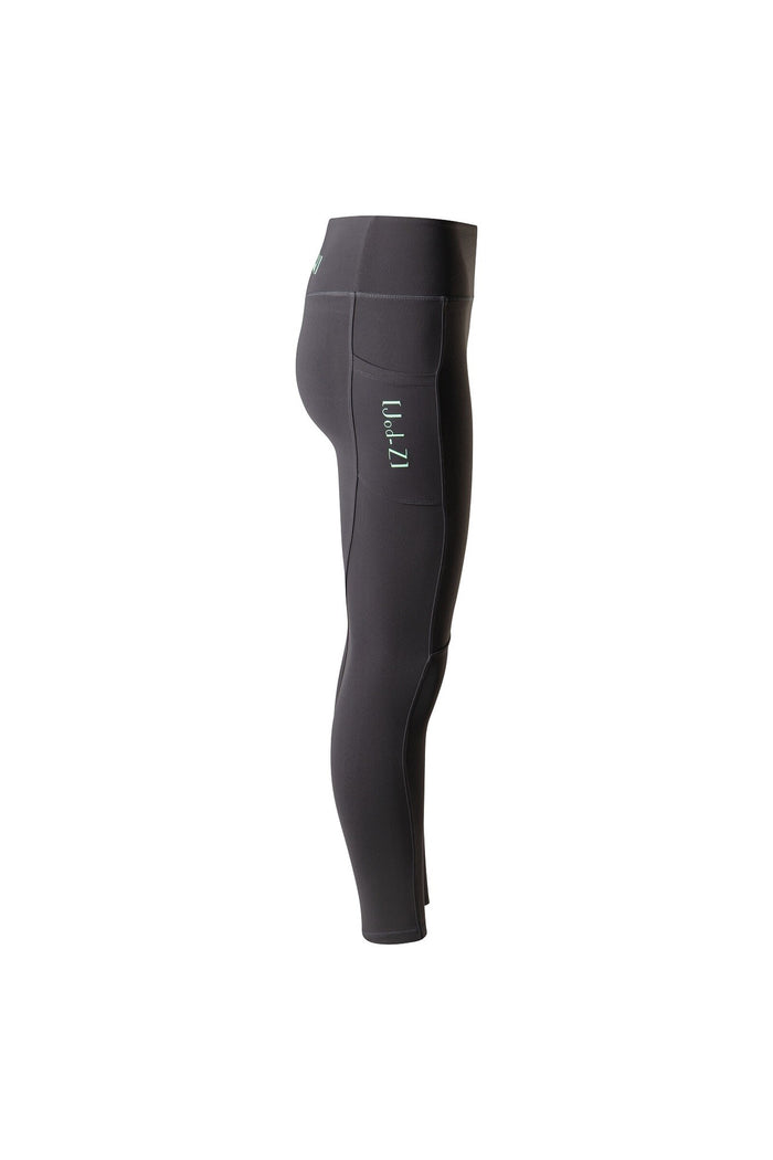 Jod-Z Childrens Riding Tights- Stone Grey/Mint
