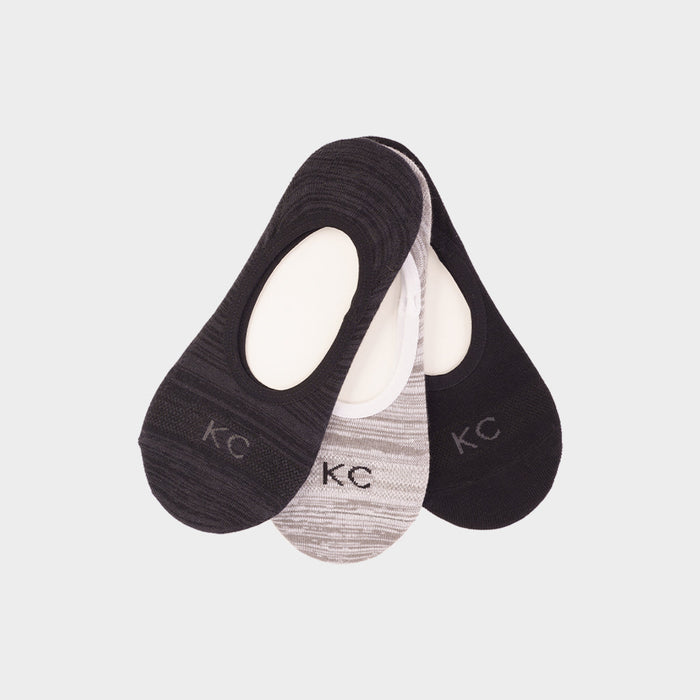 Medias invisibles 3pack negro-combo
