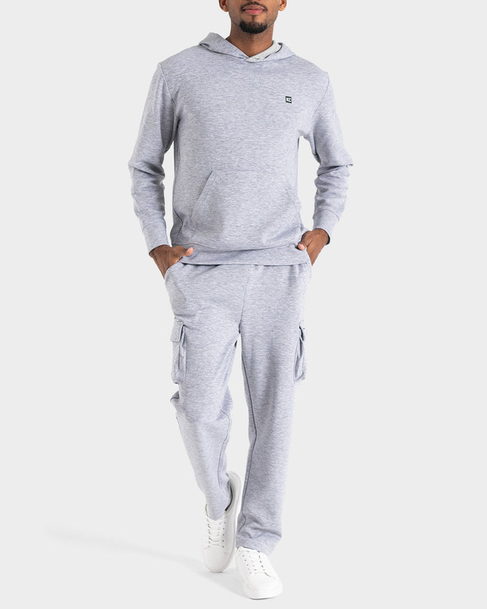 Pantalón deportivo tipo jogger para hombre gris