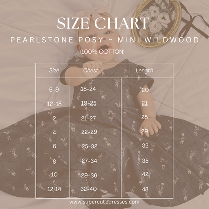 Pearlstone Posy ~ Mini Wildwood Dress