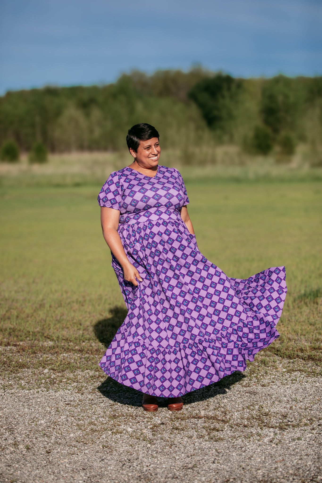 Mountain Laurel ~ Canterbury Patch Maxi