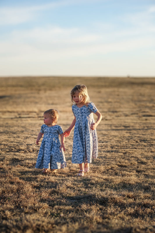 Bluebell Pastures ~ Mini Meadowcourt Dress