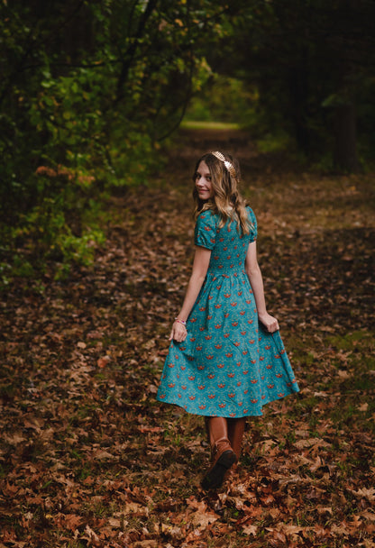 Once a Queen ~ Mini Folklore Dress