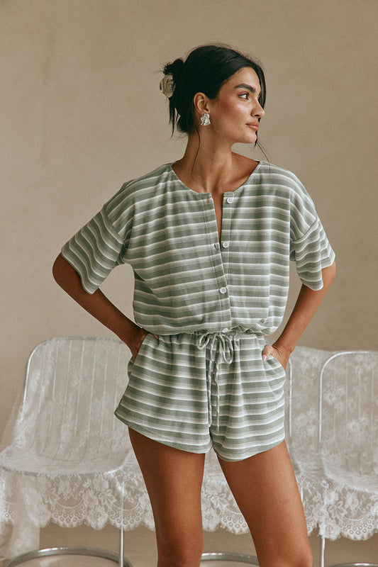 Juniper Playsuit - Olive