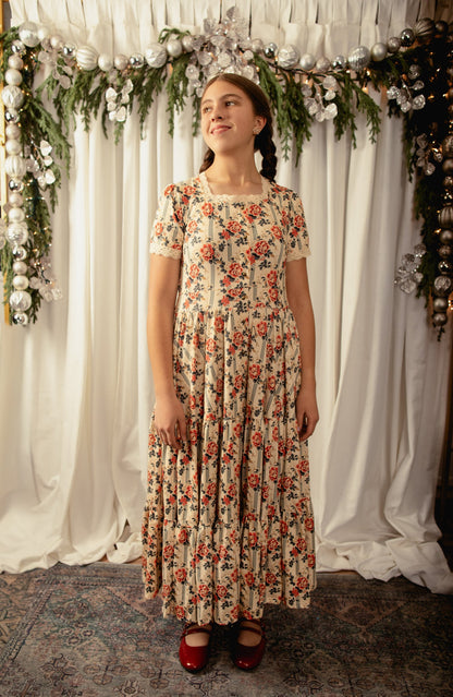 Camellia Carol ~ Mini Hearthside Dress