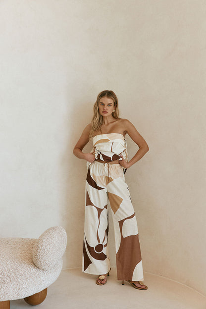 Monroe Pants - Sable Floral