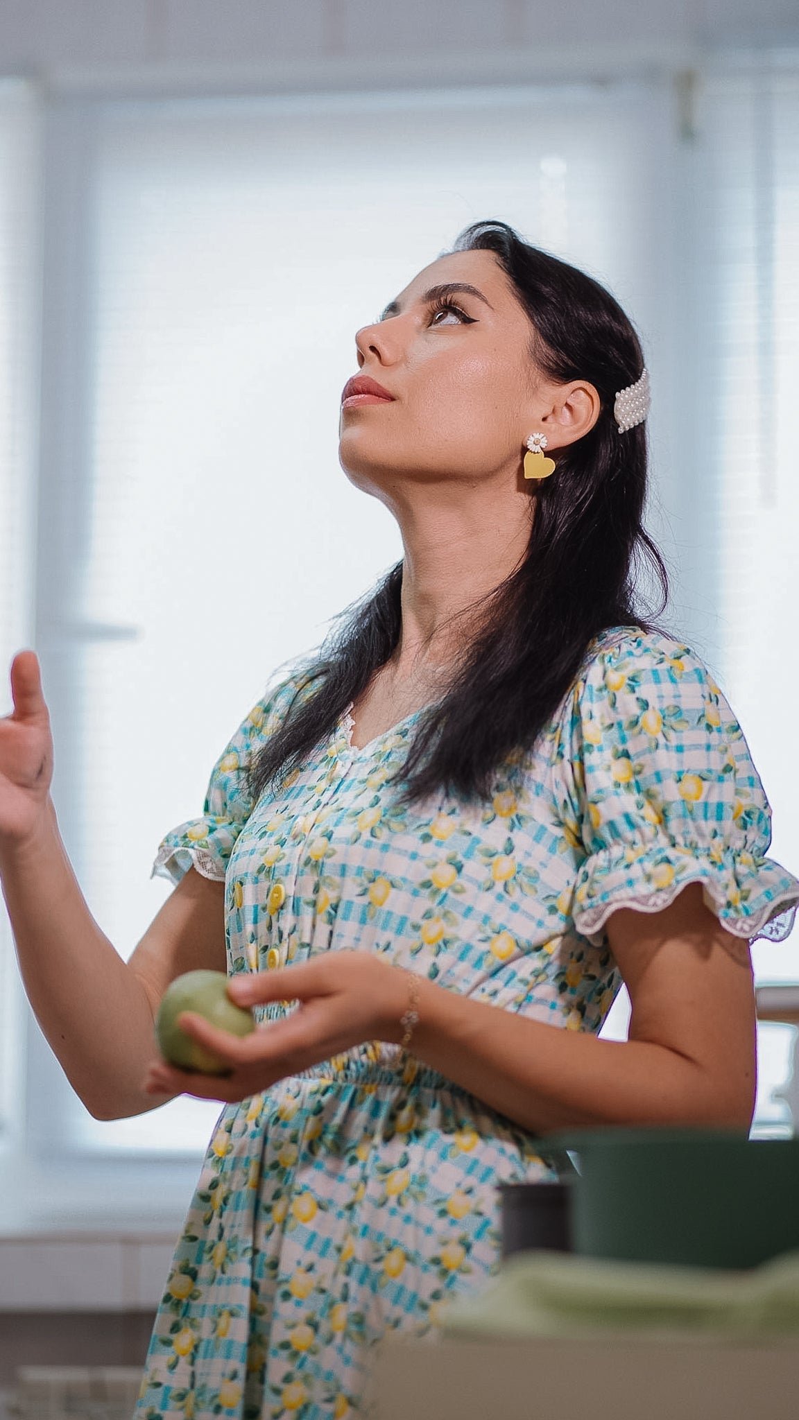 Little Lemon Gingham ~ Keepsake Midi