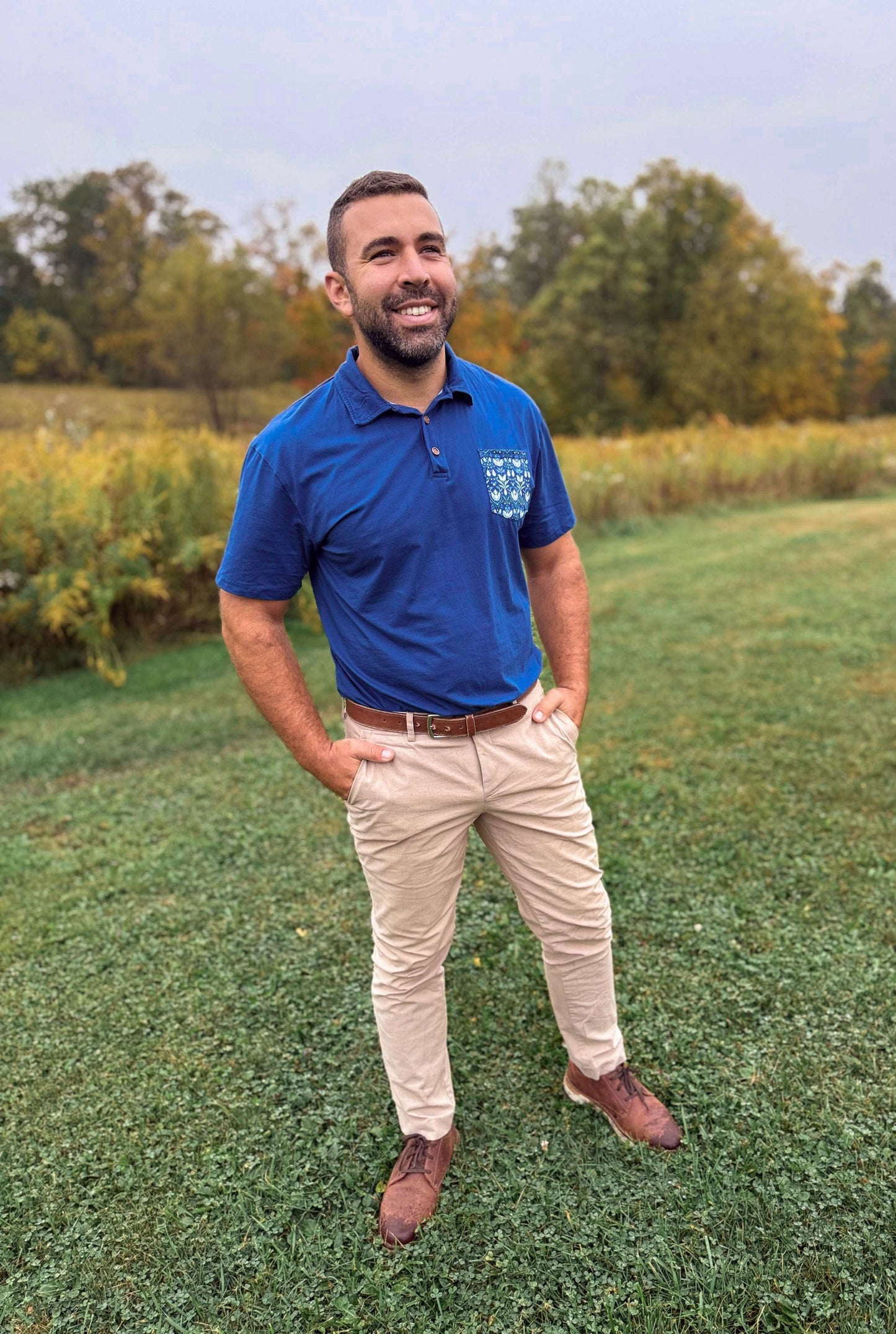 Nordic Snowdrop ~ Men’s Perseverance Polo
