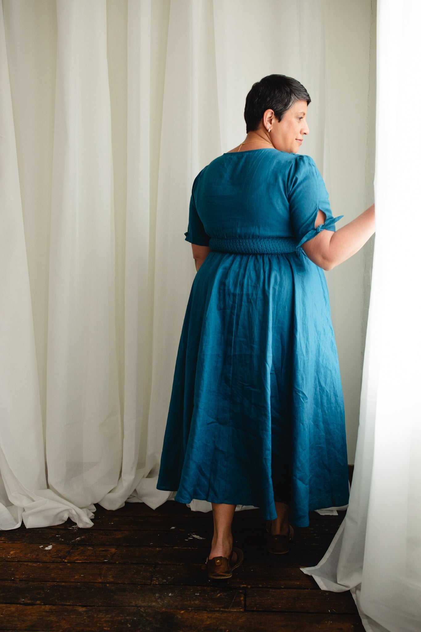 Timeless Teal ~ Hearthside Dress