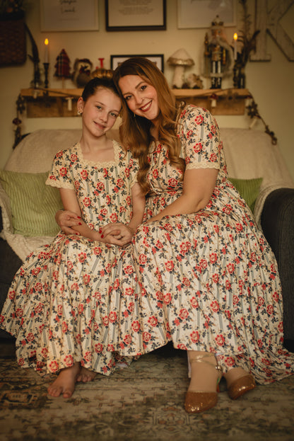 Camellia Carol ~ Mini Hearthside Dress
