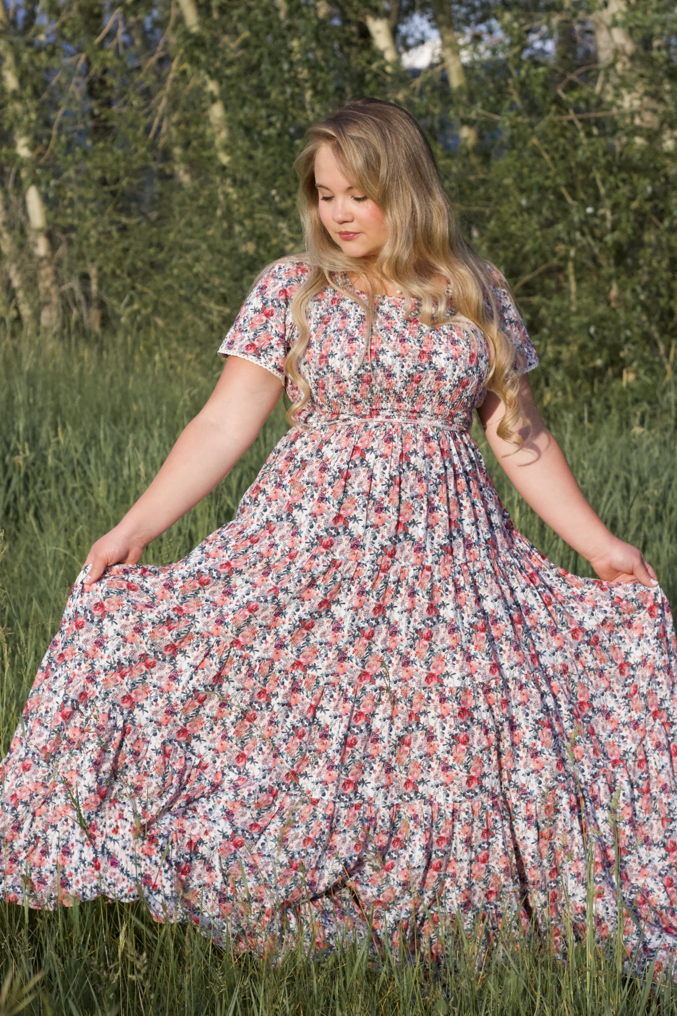 Watercolor Garden ~ Nightingale Dress