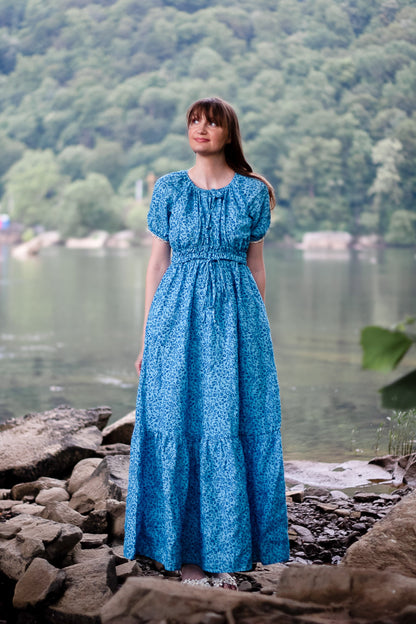 Scripted Azure ~ Abilene Dress