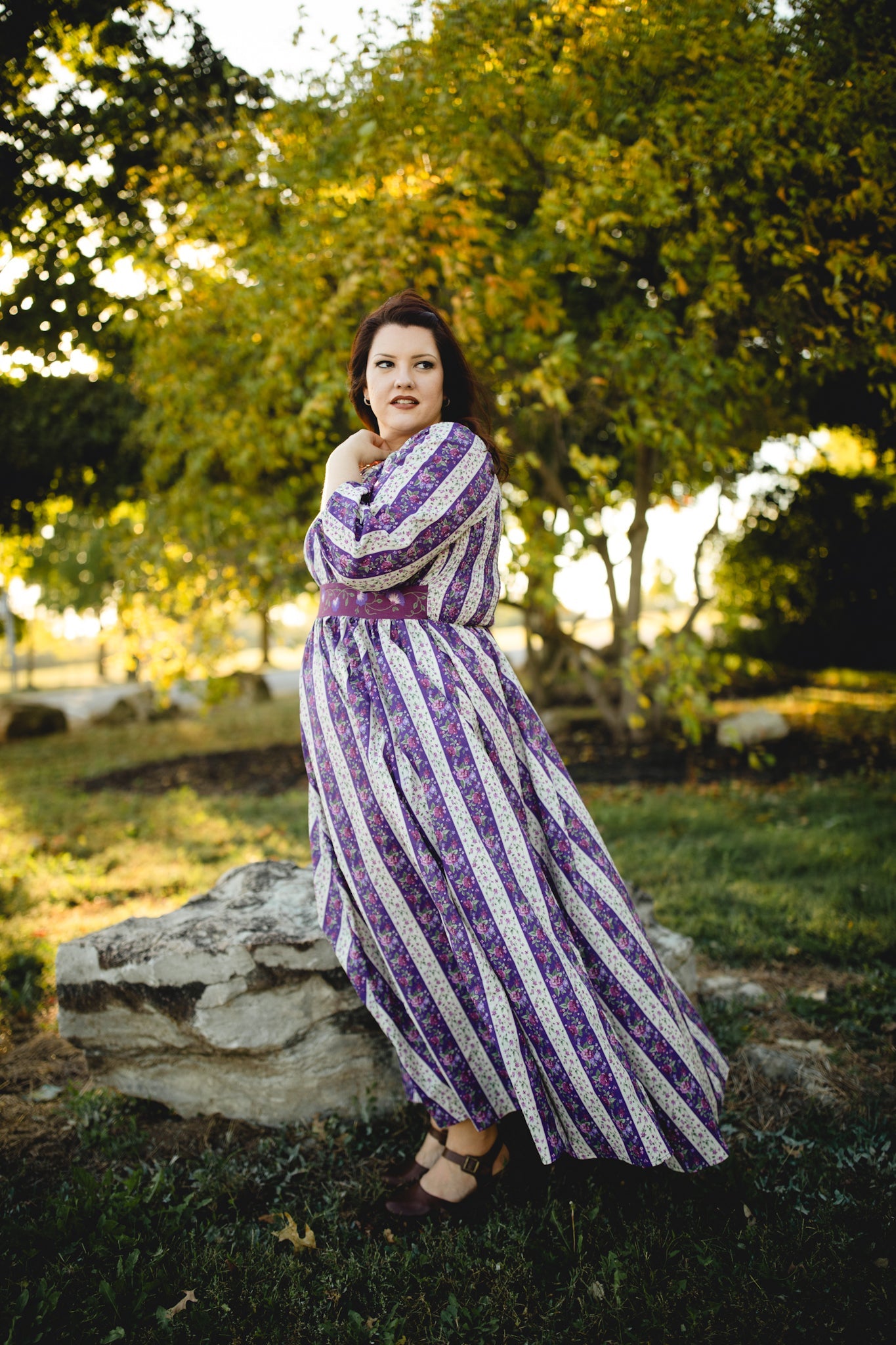 Antique Amethyst ~ Folklore Maxi