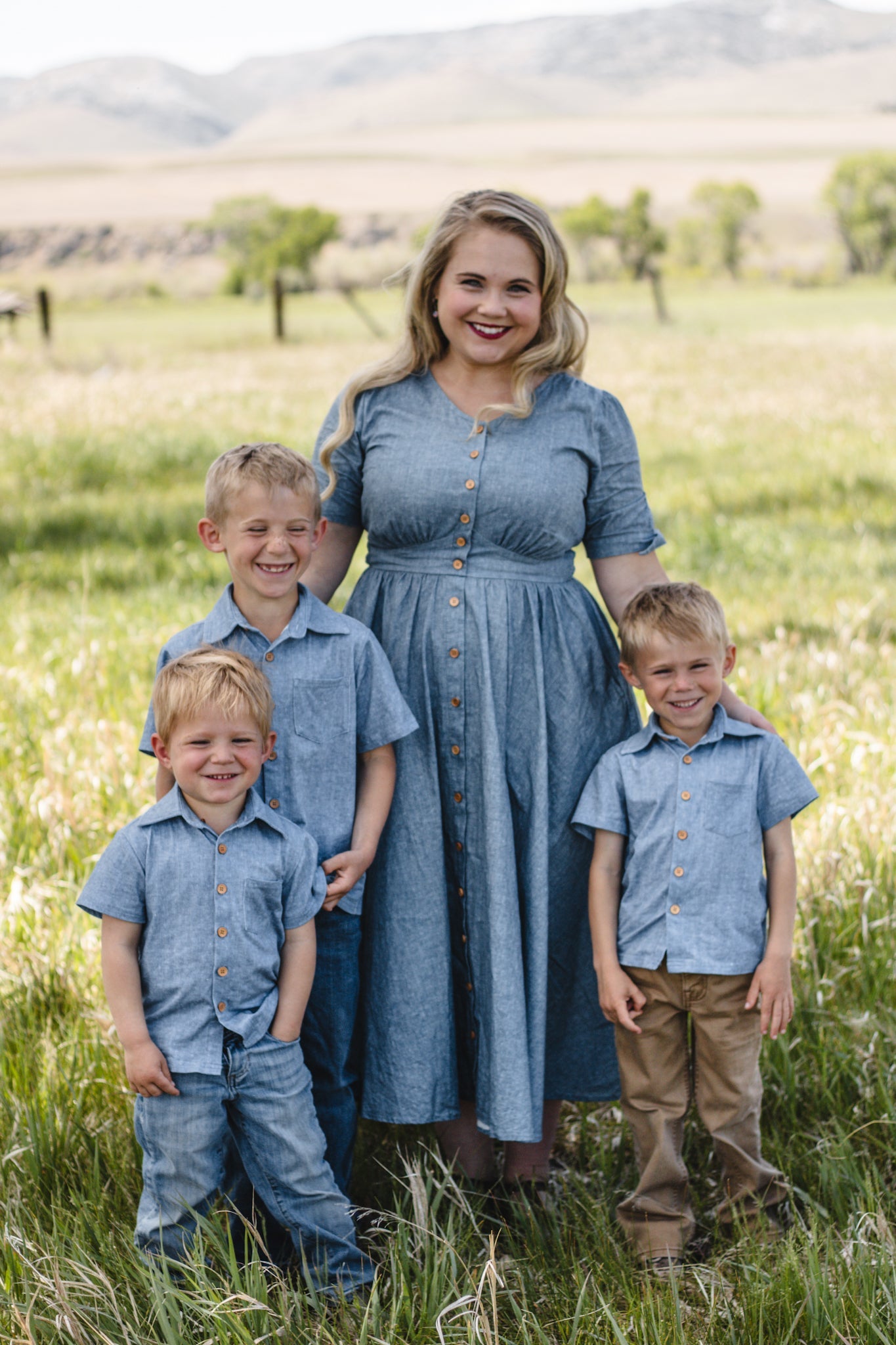 Shenandoah Chambray ~ Brave Button-up