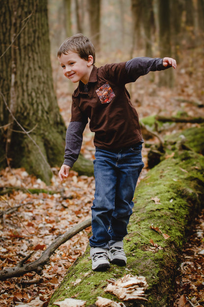 Forest Forage ~ Boy’s Perseverance Polo