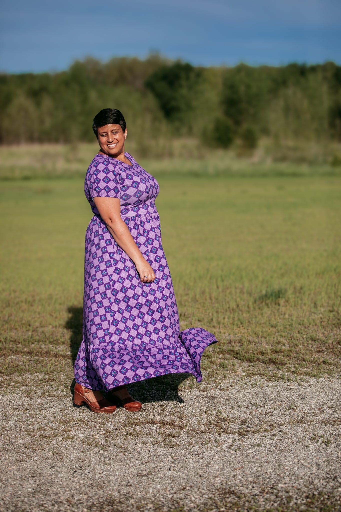 Mountain Laurel ~ Canterbury Patch Maxi