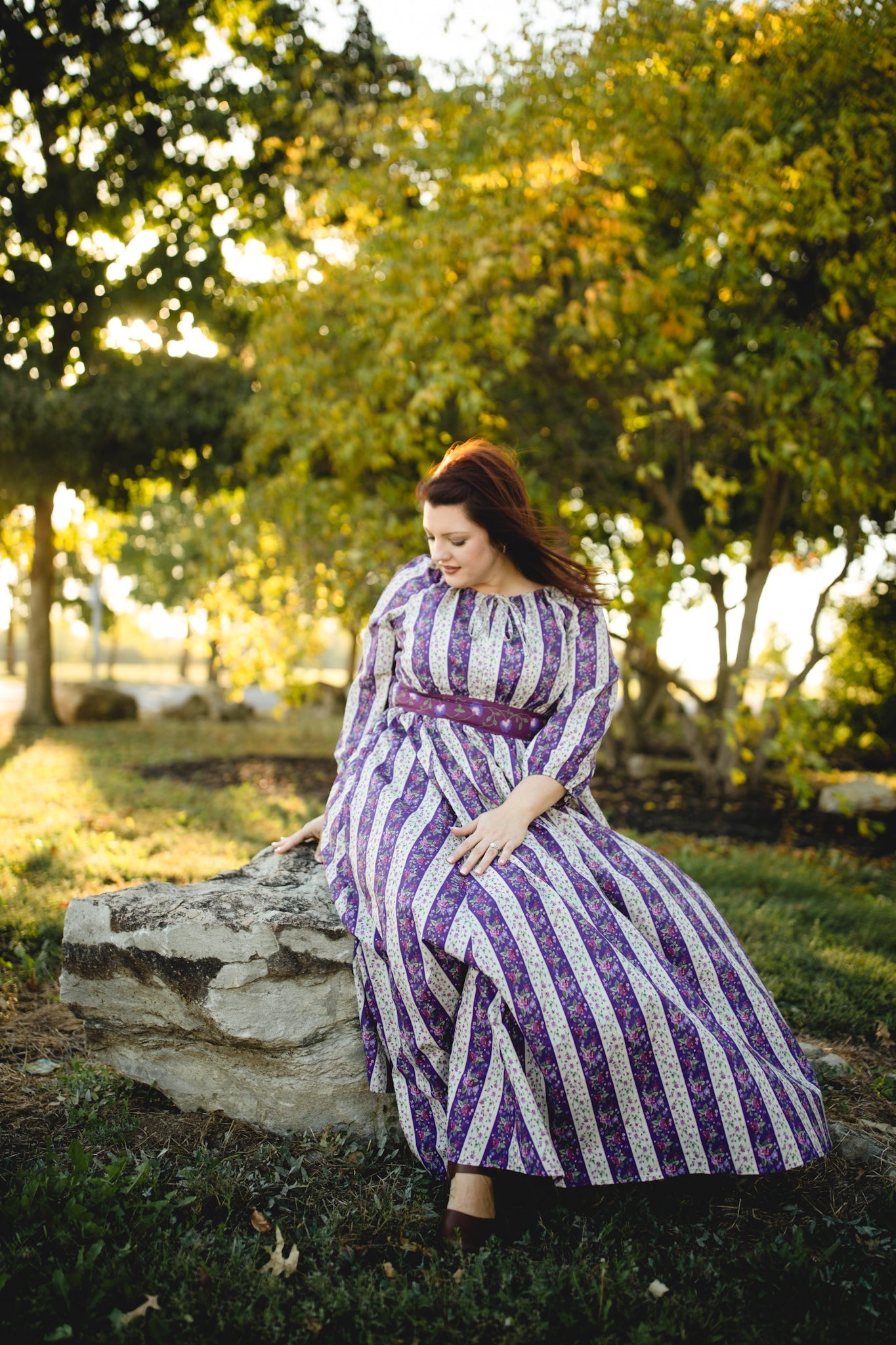 Antique Amethyst ~ Folklore Maxi