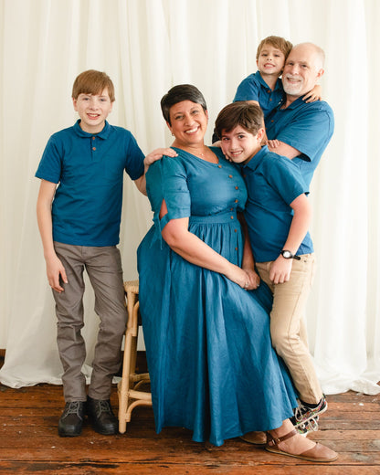 Timeless Teal ~ Hearthside Dress