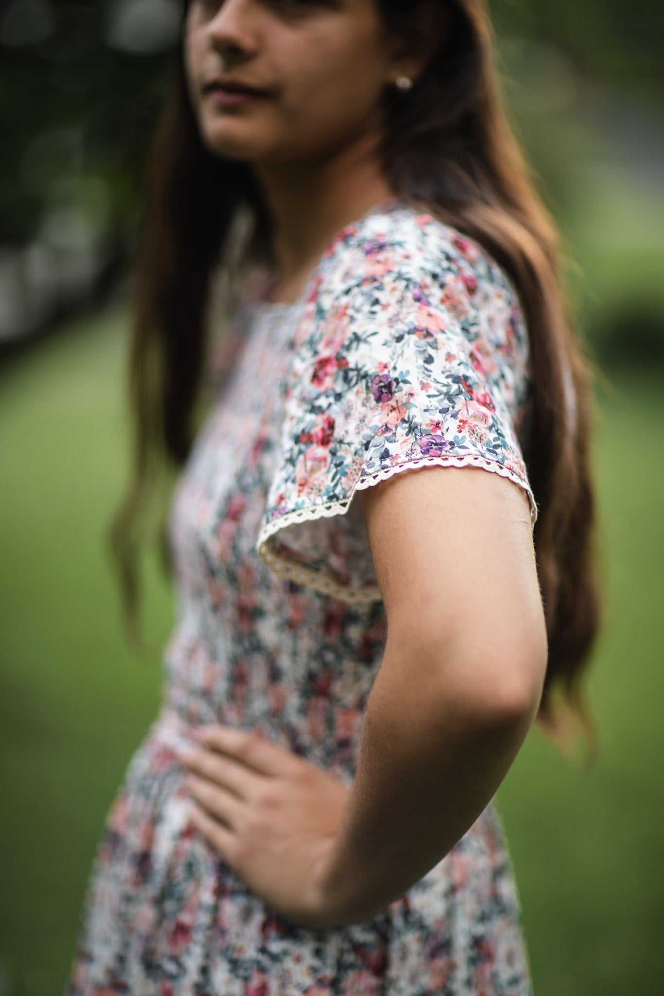 Watercolor Garden ~ Nightingale Dress