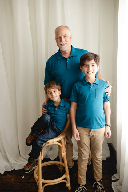 Timeless Teal ~ Men’s Perseverance Polo
