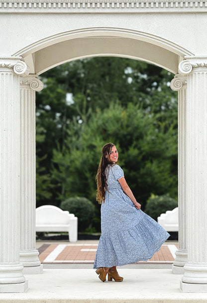Scripted Mist ~ Abilene Dress