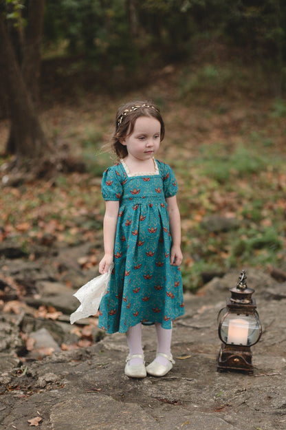 Once a Queen ~ Mini Folklore Dress