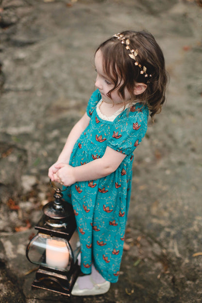 Once a Queen ~ Mini Folklore Dress