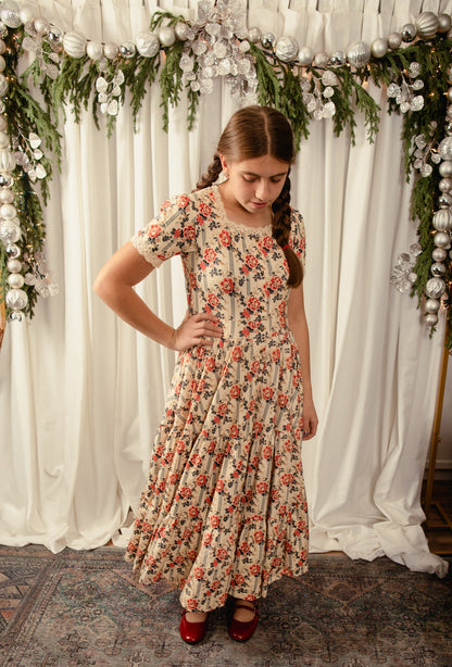 Camellia Carol ~ Mini Hearthside Dress