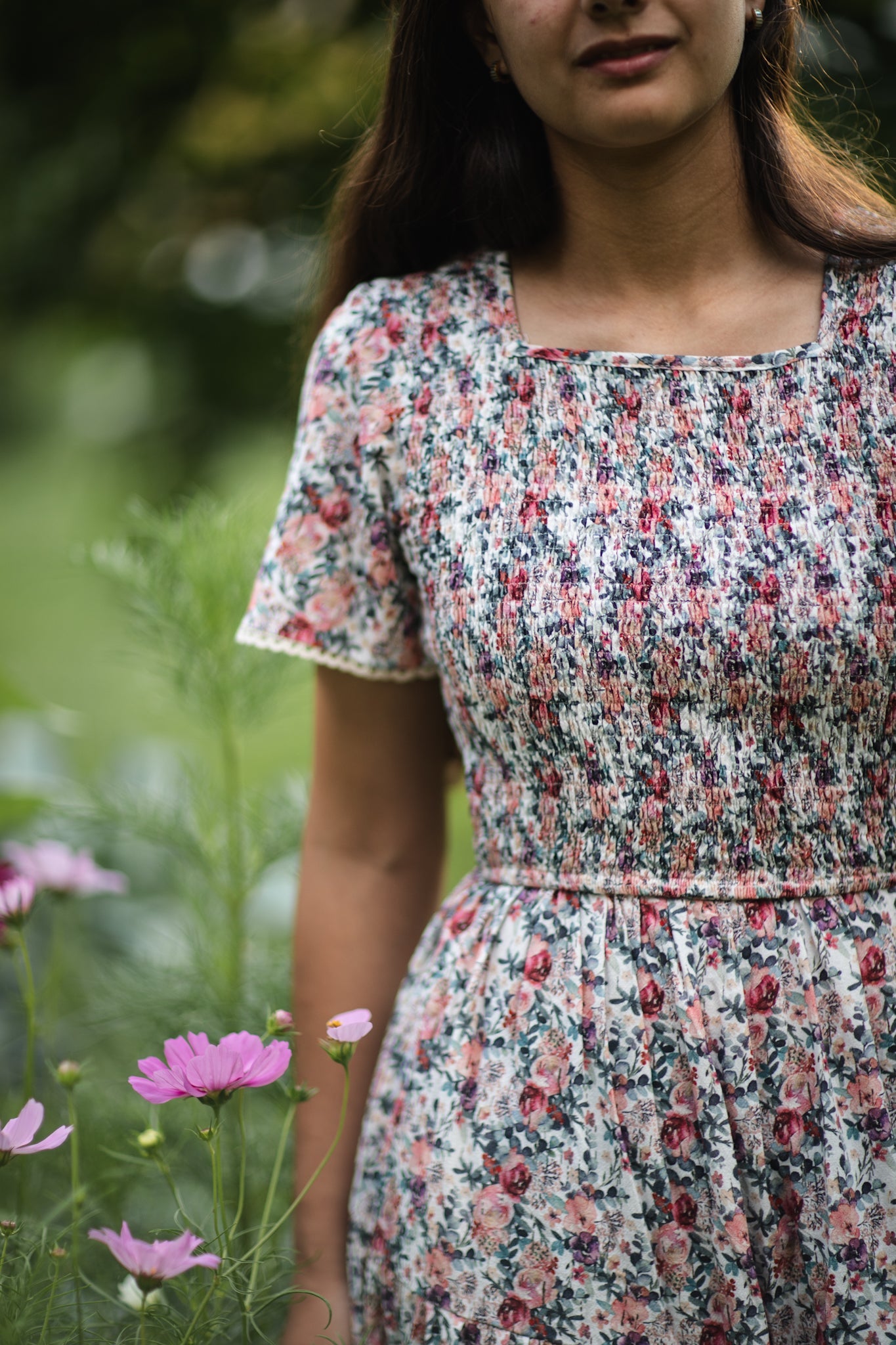 Watercolor Garden ~ Nightingale Dress