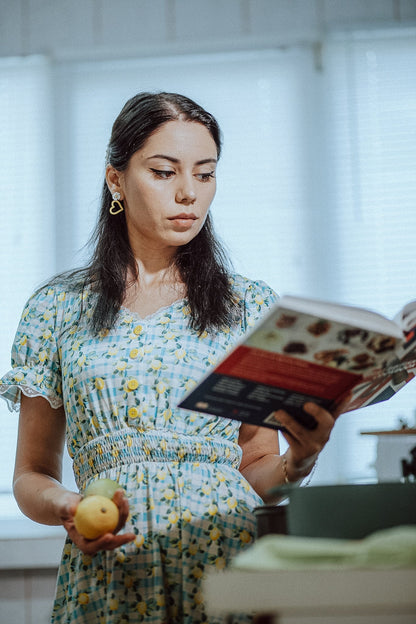 Little Lemon Gingham ~ Keepsake Midi