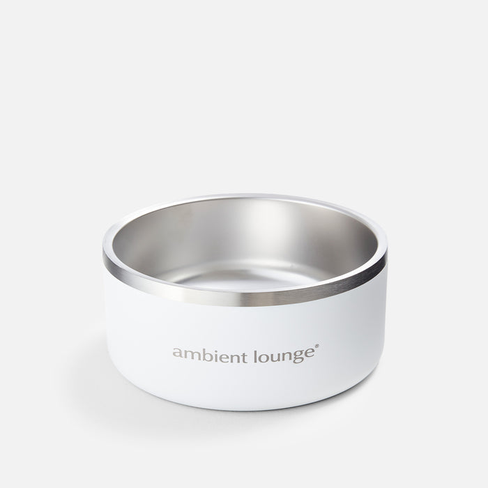 2L Double-Wall Stainless Steel Food & Water Dog Bowl
