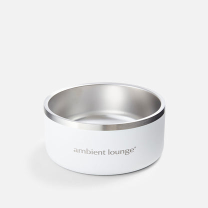 2L Double-Wall Stainless Steel Food & Water Dog Bowl