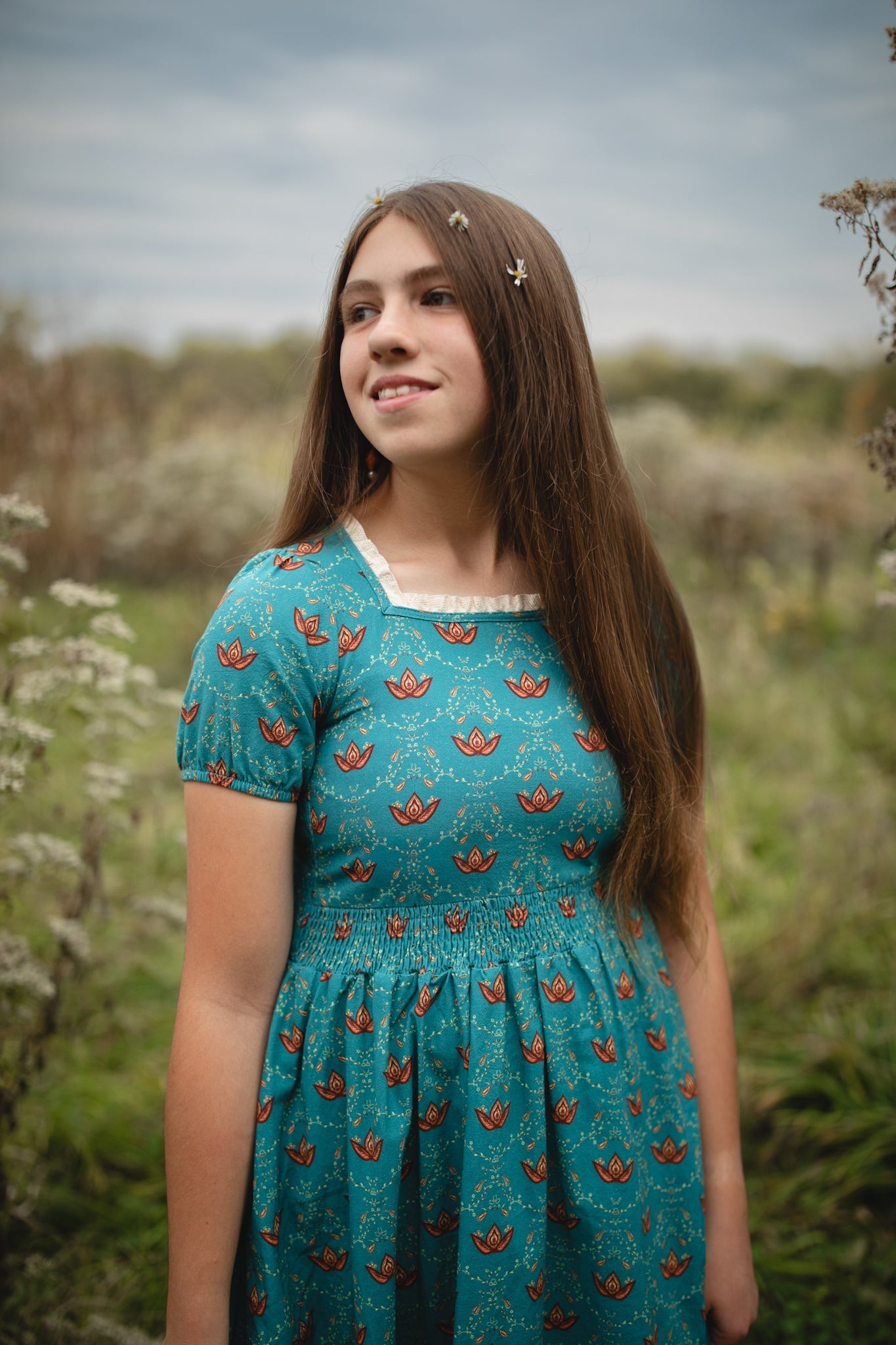 Once a Queen ~ Mini Folklore Dress