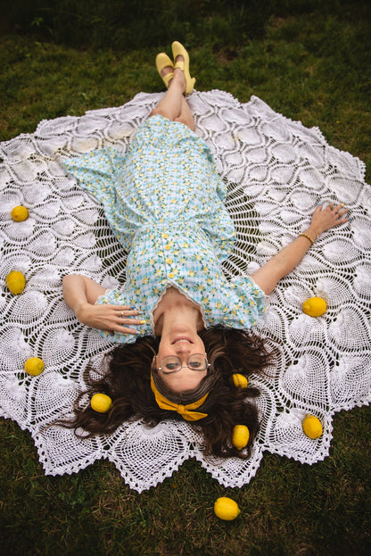 Little Lemon Gingham ~ Keepsake Midi