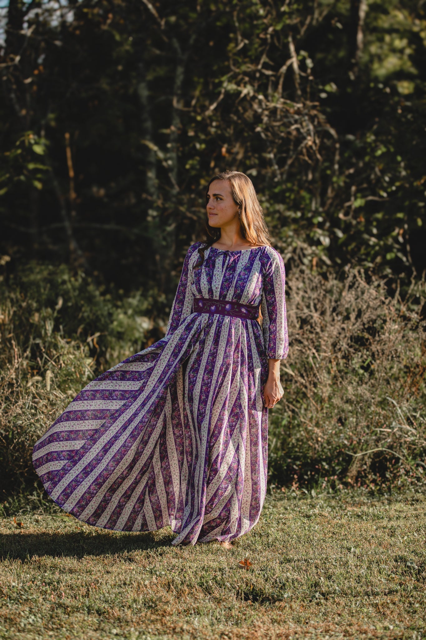 Antique Amethyst ~ Folklore Maxi