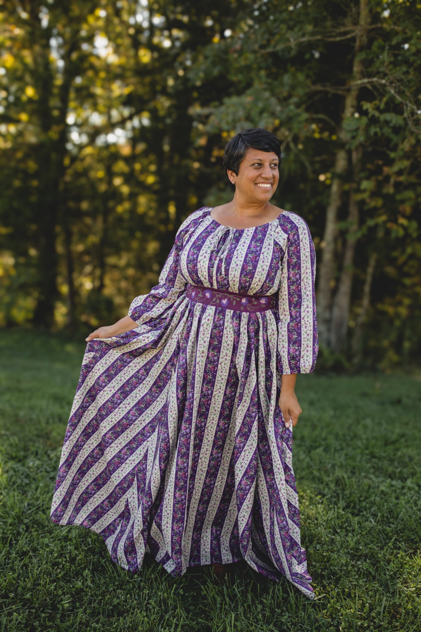 Antique Amethyst ~ Folklore Maxi