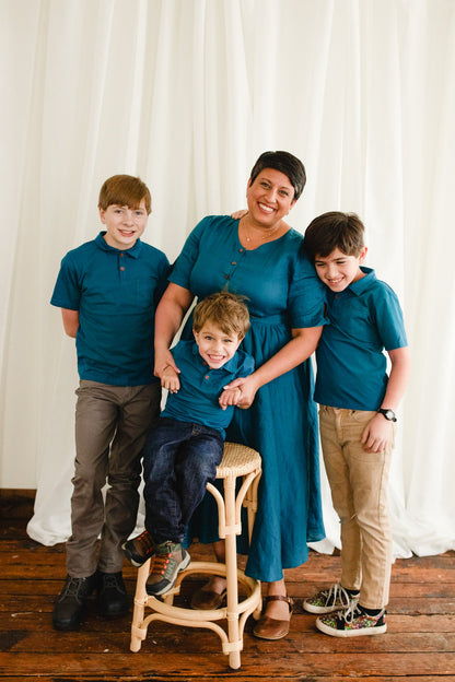 Timeless Teal ~ Boy’s Perseverance Polo