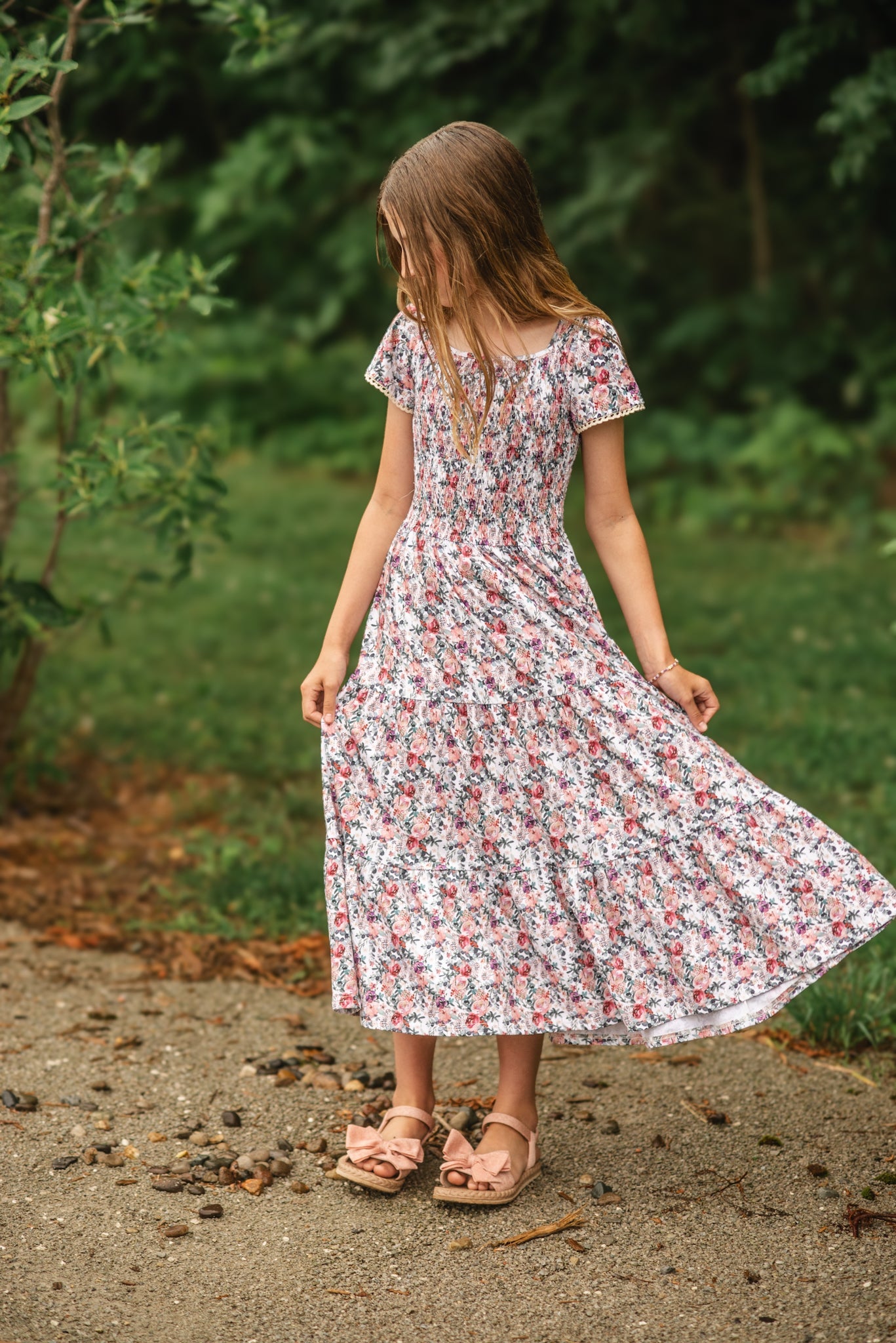 Watercolor Garden ~ Mini Nightingale Dress