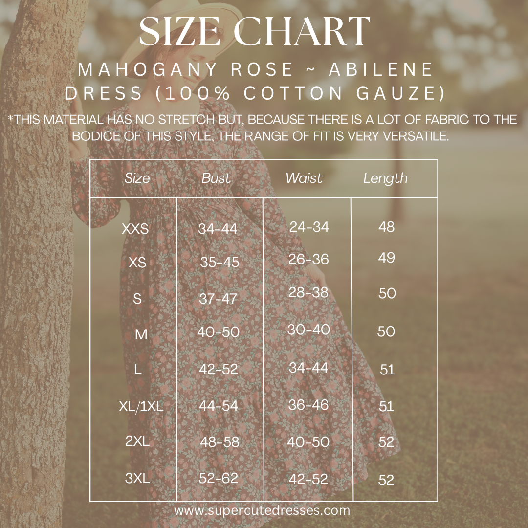 Mahogany Rose ~ Abilene Midi
