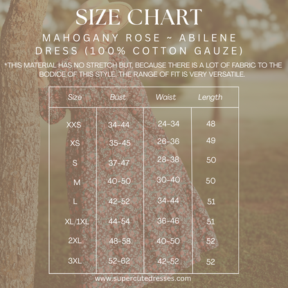 Mahogany Rose ~ Abilene Midi