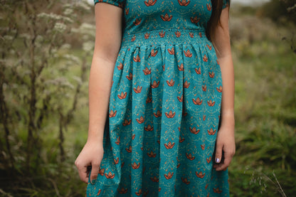 Once a Queen ~ Mini Folklore Dress