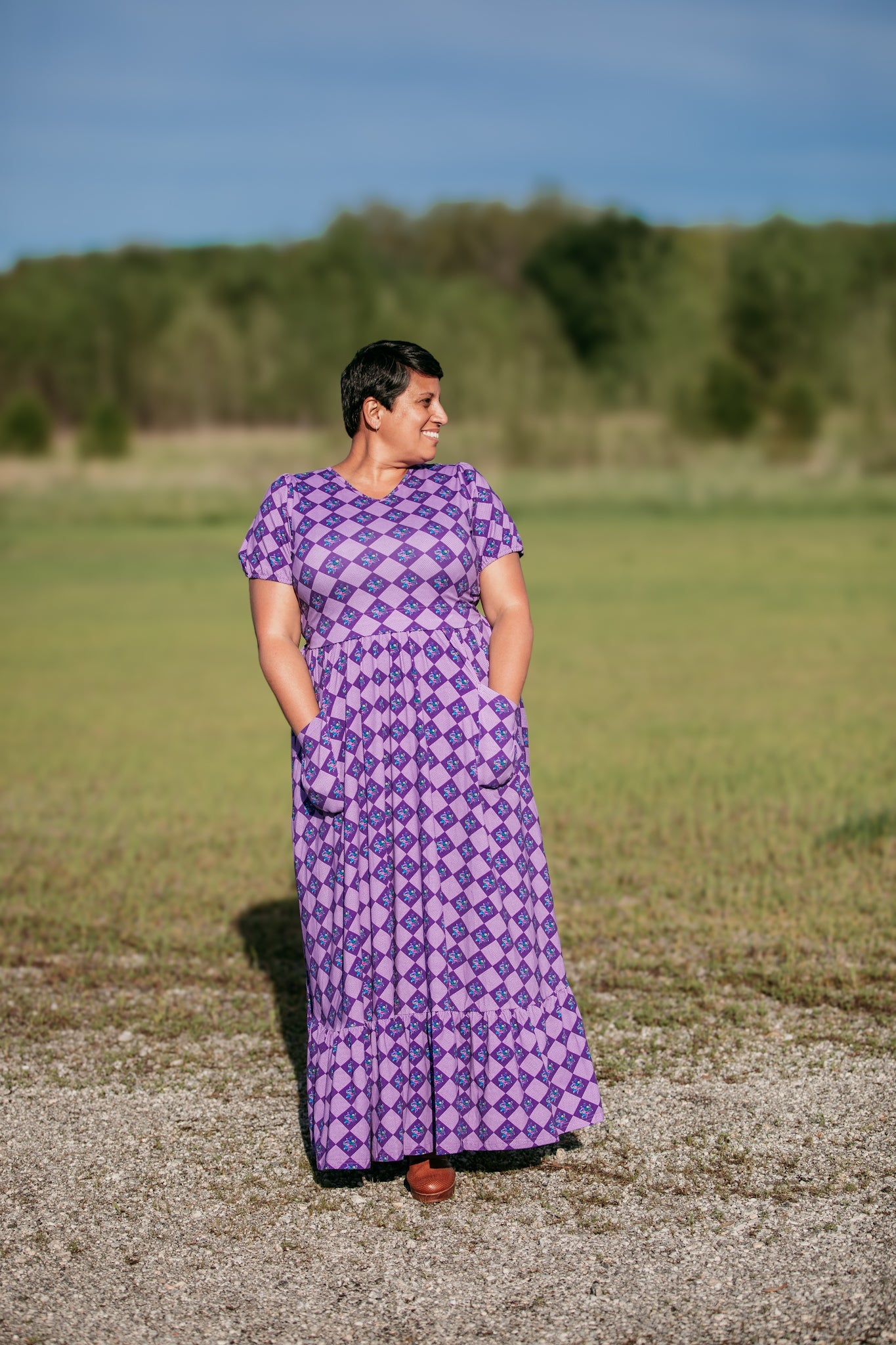 Mountain Laurel ~ Canterbury Patch Maxi