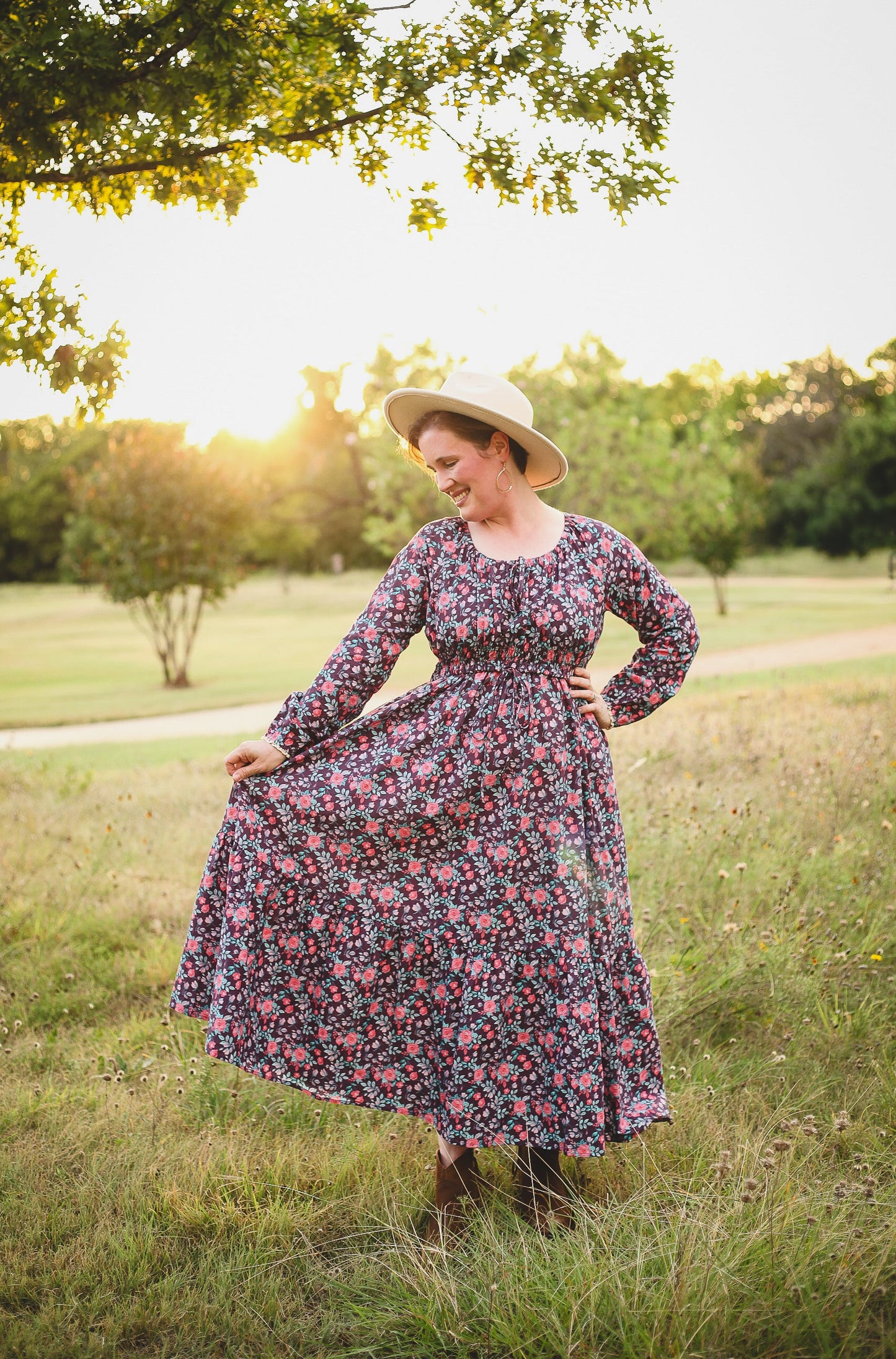 Mahogany Rose ~ Abilene Midi