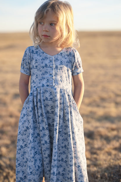 Bluebell Pastures ~ Mini Meadowcourt Dress