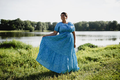 Scripted Azure ~ Abilene Dress