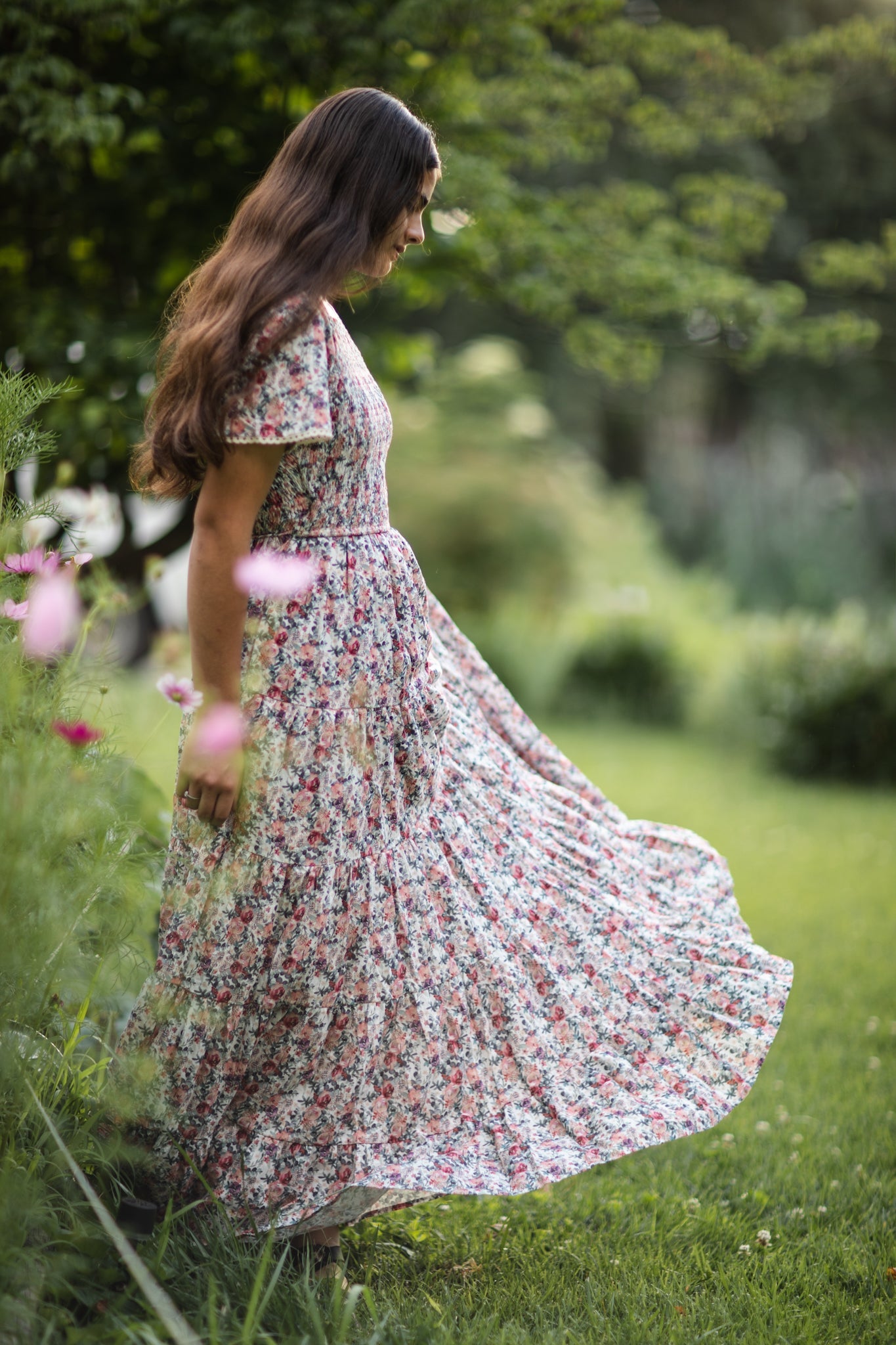 Watercolor Garden ~ Nightingale Dress
