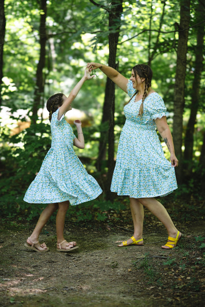 Little Lemon Gingham ~ Keepsake Midi